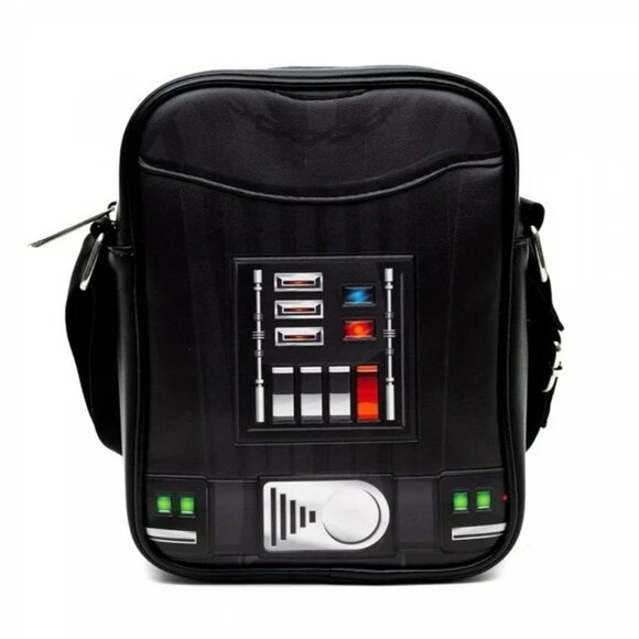 Disney BuckleDown Star Wars Darth Vader Character Close-Up Crossbody Bag NWT - Picture 1 of 4